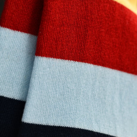 merino border socks / merino logo socks