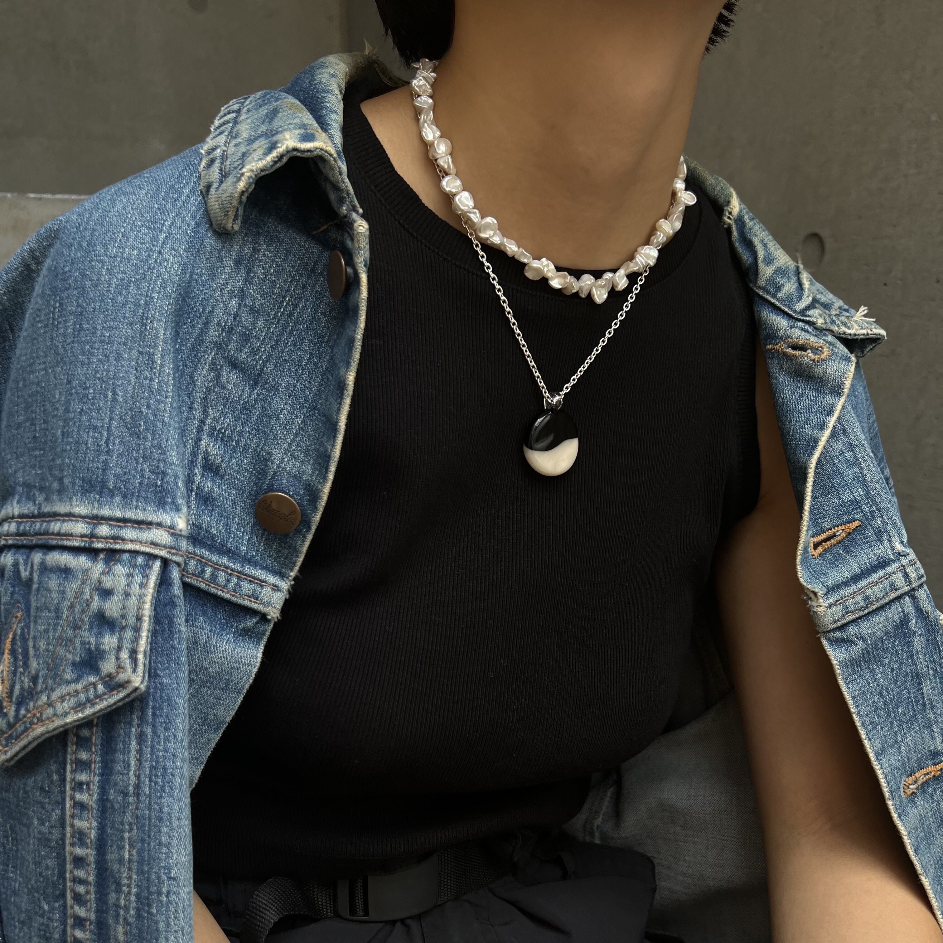 hug cable chain necklace / silver925 | yurikaak