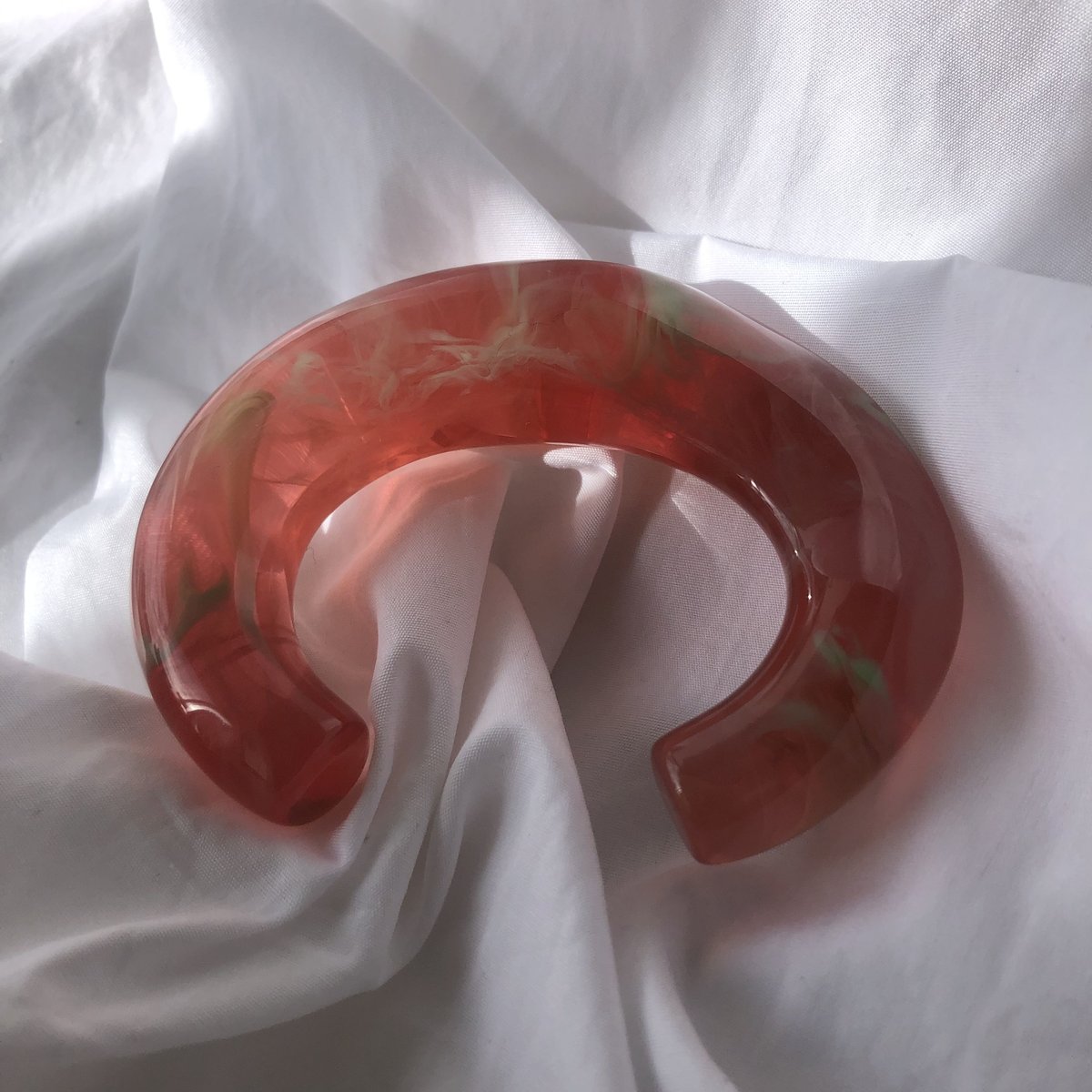re bangle / apricot orange green | yurikaakutsu