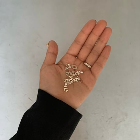 【セット販売】tos initials necklace(数字チャーム)