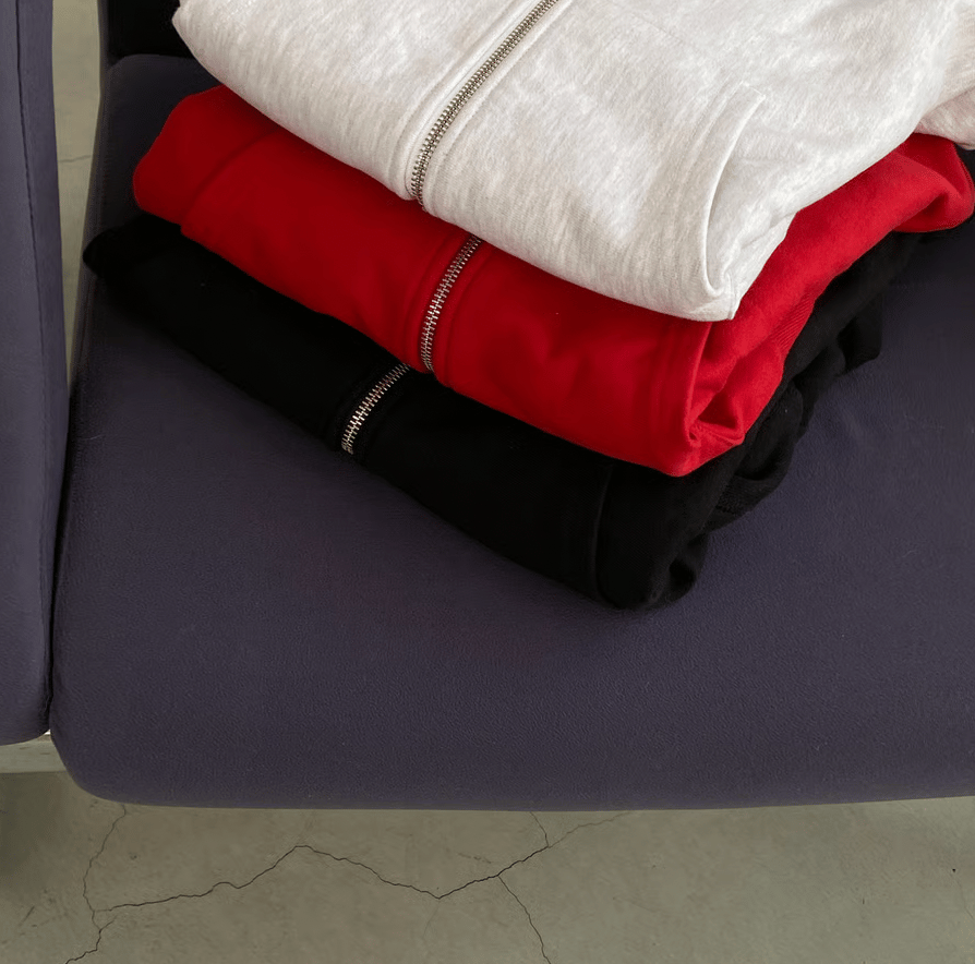 Sweat zip hoodie | yurikaakutsu