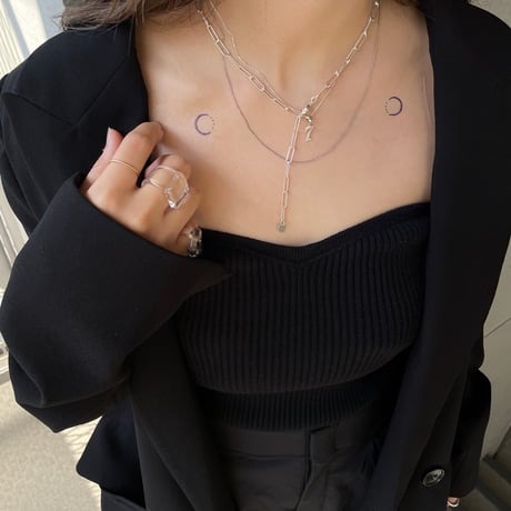 【セット販売】tos initials necklace(数字チャーム)