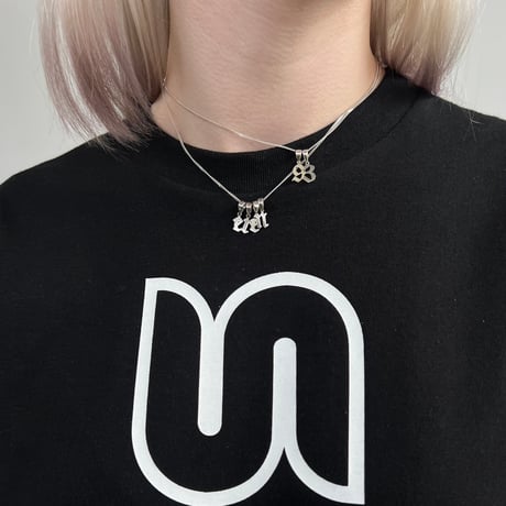 【セット販売】tos initials necklace(数字チャーム)
