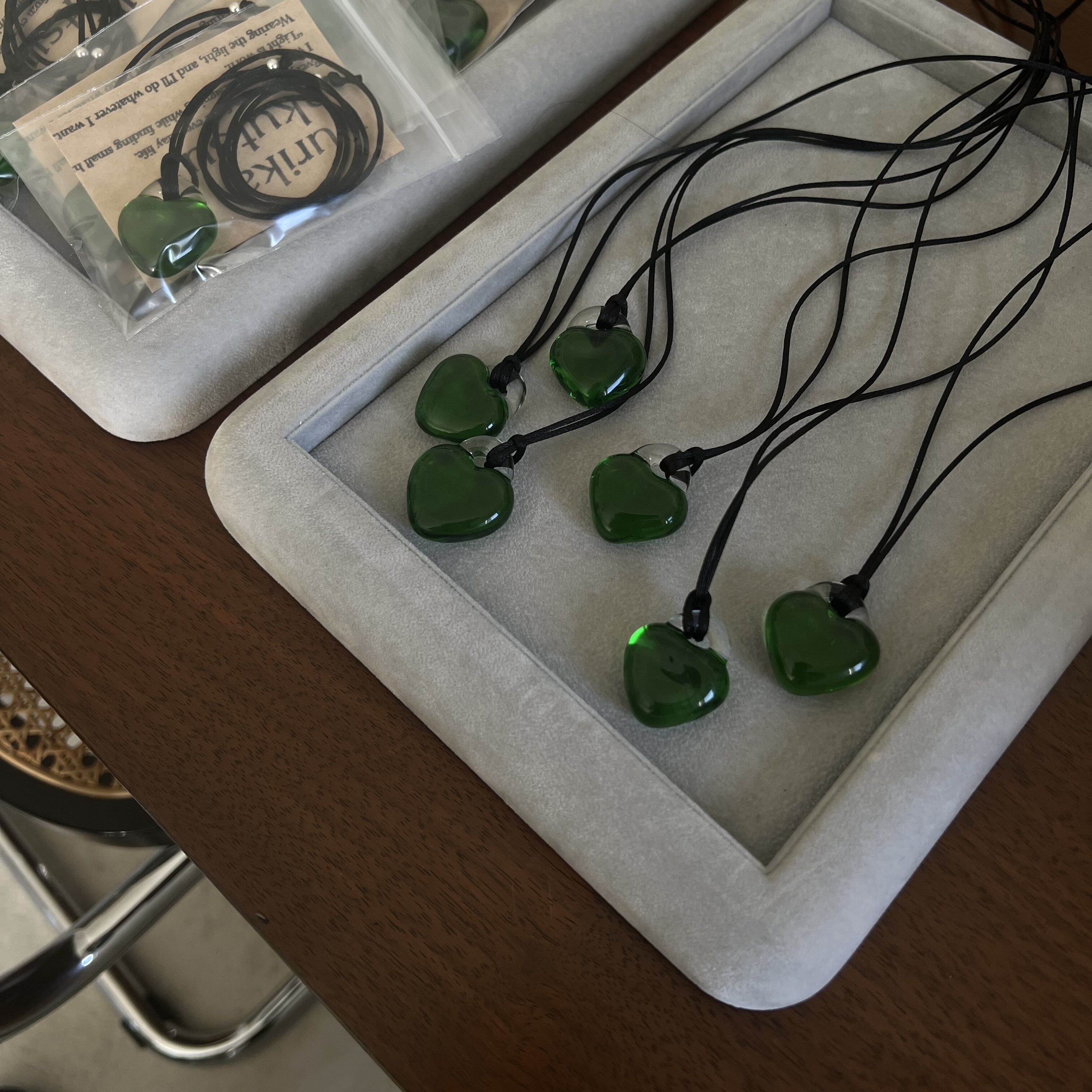 ho. glass string necklace | LIW Co.,Ltd.