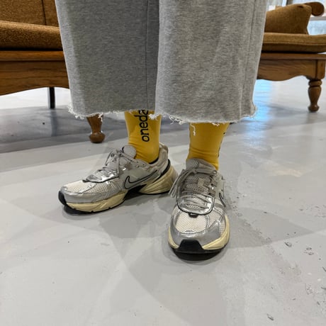 merino border socks / merino logo socks
