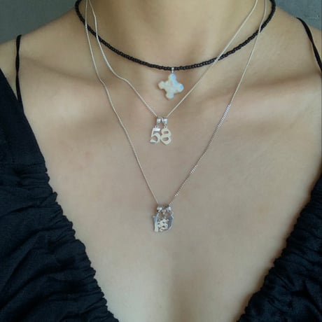 【セット販売】tos initials necklace(数字チャーム)