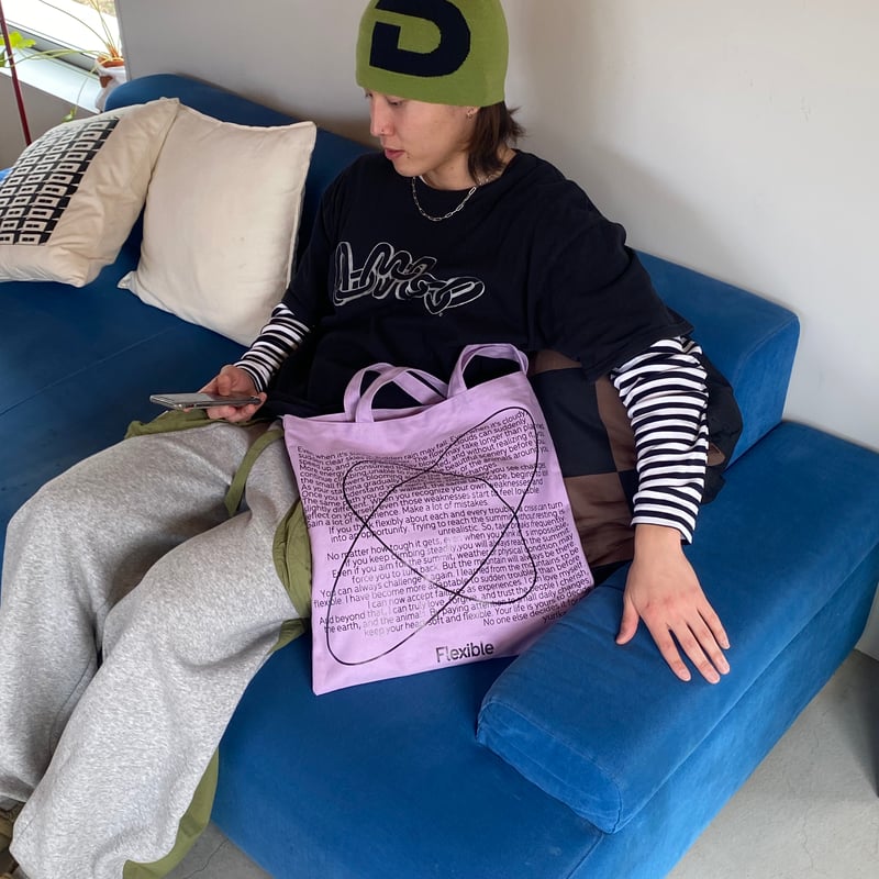 flexible tote bag | yurikaakutsu