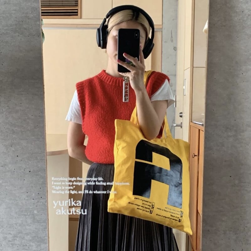 バッグ yurika akutsu accept myself tote bag accept myself tote bag | yurikaakutsu