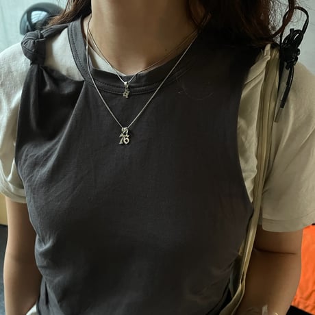 【セット販売】tos initials necklace(数字チャーム)