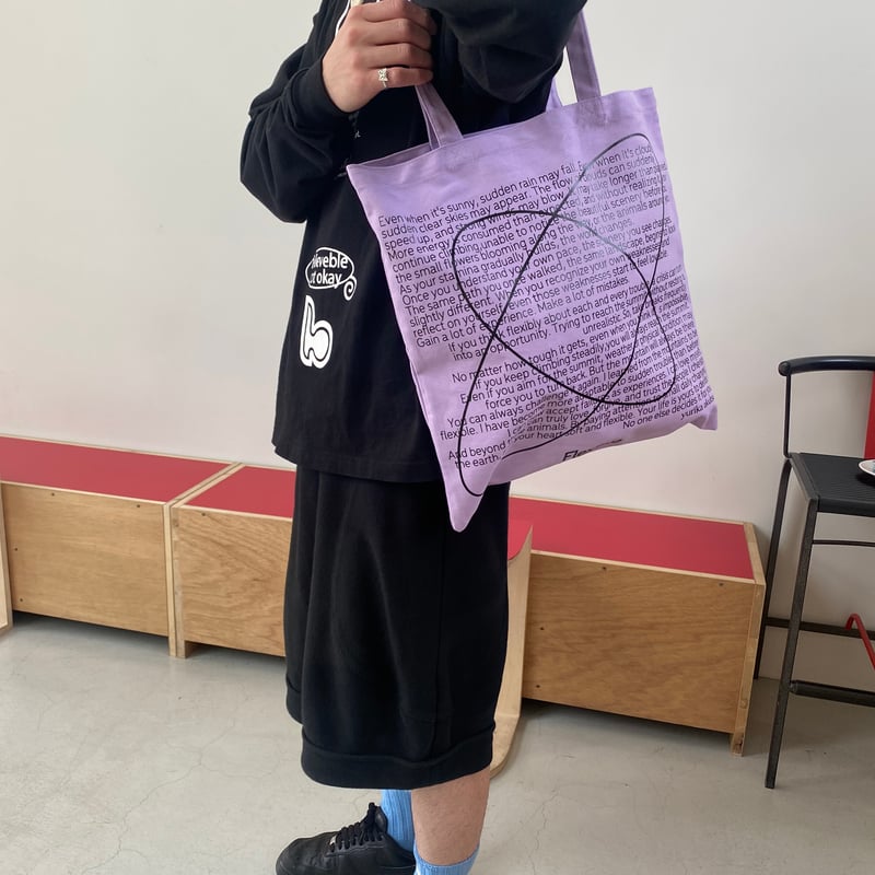 flexible tote bag | yurikaakutsu