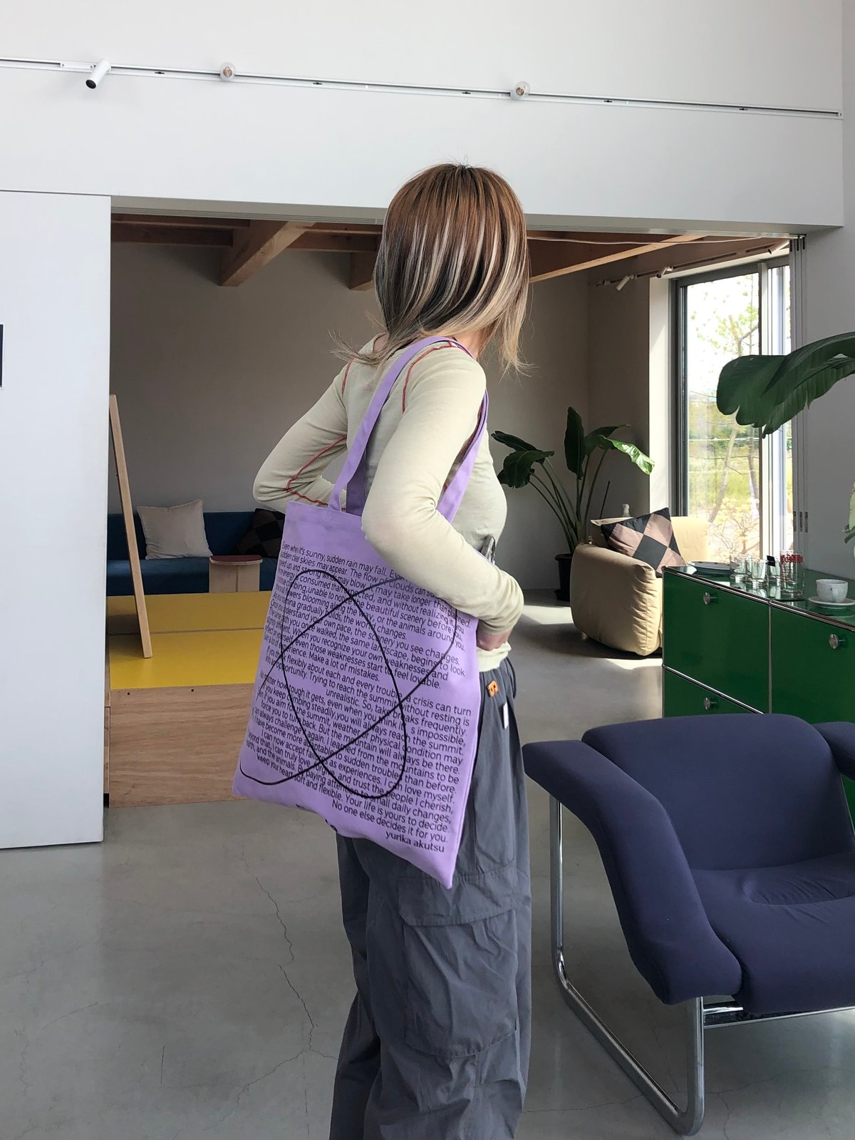 flexible tote bag | yurikaakutsu