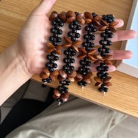 ユーミyurika_akutsu ★wood bangle bump wood bangle / natural white | yurikaakutsu