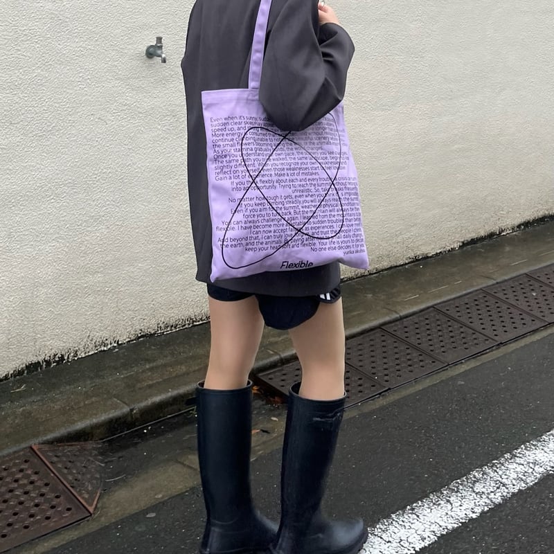flexible tote bag | yurikaakutsu
