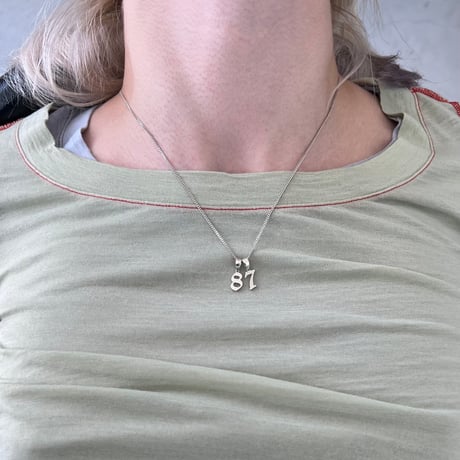 【セット販売】tos initials necklace(数字チャーム)