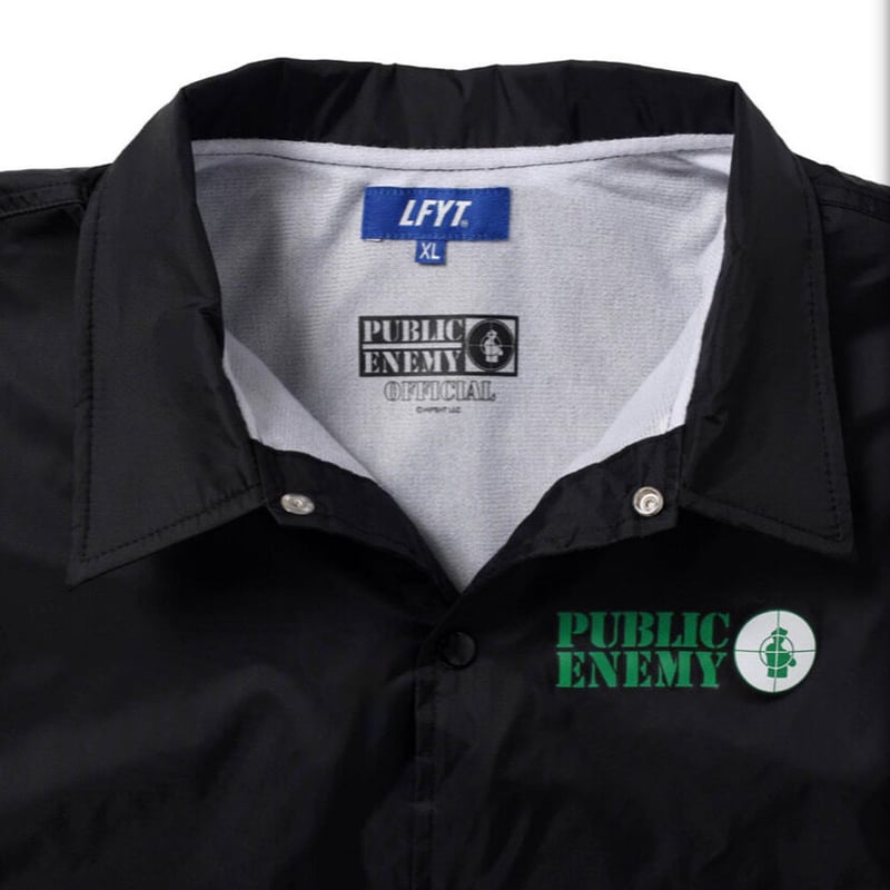 Public Enemy パブリックエネミー　ビンテージ　コーチ ジャケット Public Enemy パブリックエネミー ビンテージ コーチ ジャケット