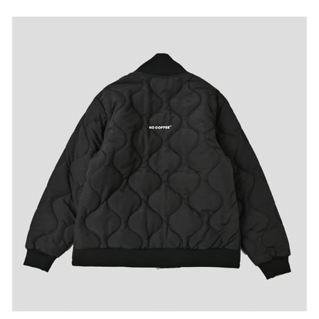 【NC by NO COFFEE】キルティングジップブルゾン　BLACK