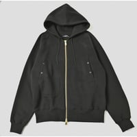 【NC by NO COFFEE】ビッグポケットジップパーカー　BLACK