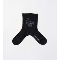 【CHAOS FISHING CLUB】1Pac Osakana Kun Socks　BLACK