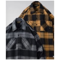 【BLUCO】OMBRE CHECK FLANNEL SHIRT