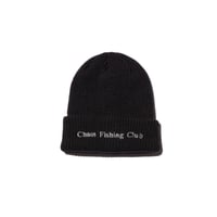 【CHAOS FISHING CLUB】Logo Watch Cap BLACK