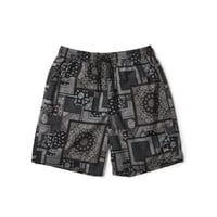 【NEWERA】イージー ショートパンツ Oriental Paisley ブラック