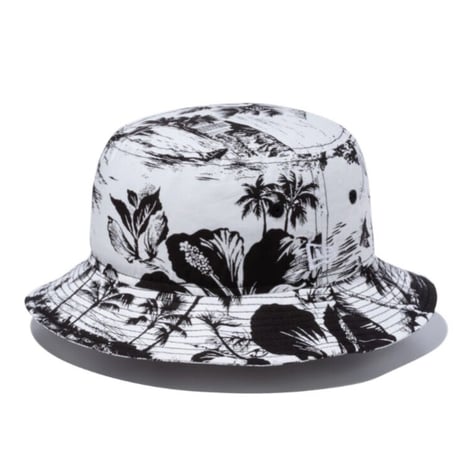 【NEWERA】バケット01 アロハ ホワイトアロハ