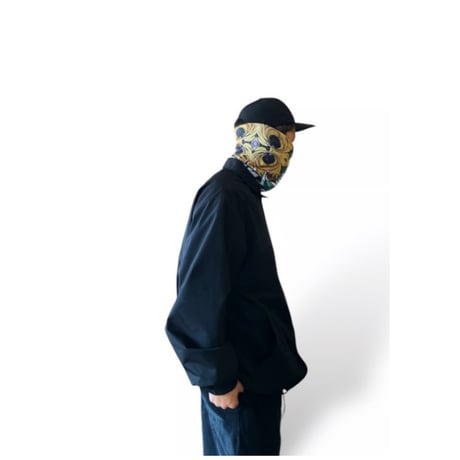 【KUKUTANI】ネックチューブ 古九谷牡丹柄