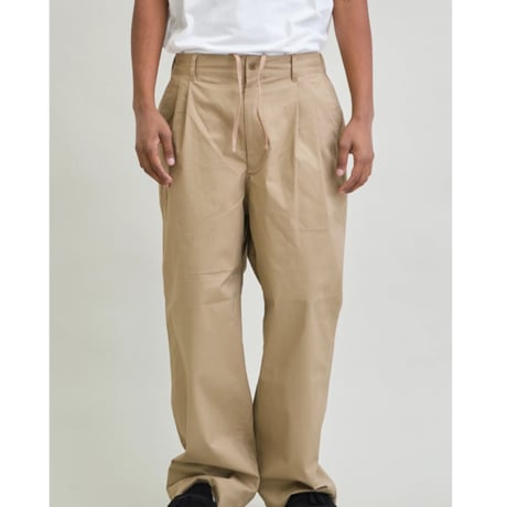 【SKREWZONE】×UNFRM CLASSIC TWO-TUCK WIDE CHINO TROUSERS