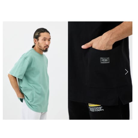 【BIG MIKE】US COTTON 10oz W POCKET S/S TEE 》 102328510 》 USコットン 10オンス ダブルポケット S/S Tシャツ