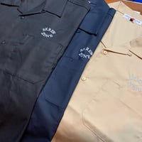 【SKREWZONE】DIAMND LOGO SHORT SLEEVE WORK SHIRTS
