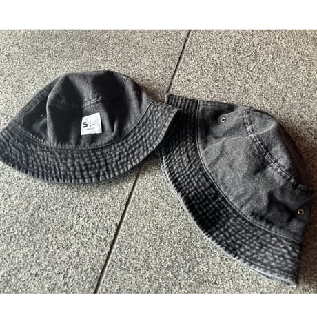【SKREWZONE】SRN DENIM BUCKET HAT