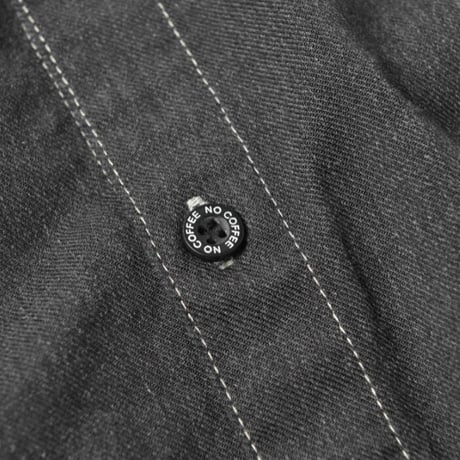 【NC by NO COFFEE】シャンブレーワークシャツ　CHARCOAL