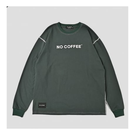 【NC by NO COFFEE】NCロゴプリント L/S Tee GREEN
