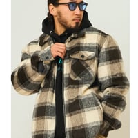 【BIG MIKE】Ombre Zip Quilted Lining Jacket - 102546400