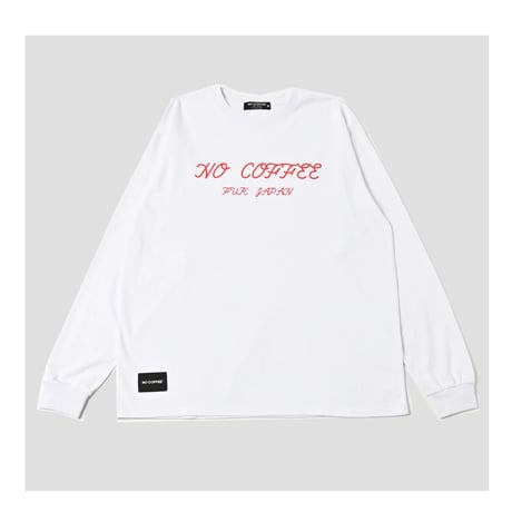 【NC by NO COFFEE】ロゴプリントL/S TEE WHITE