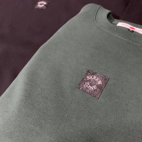 【SKREWZONE】BOX PAISLY LOGO SWEAT