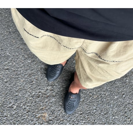 【SKREWZONE】SPEC LOGO NYLON EASY PANTS