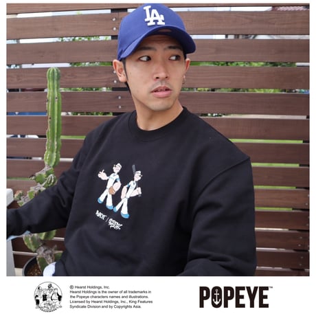 【SKREWZONE】×POPEYE SWEAT
