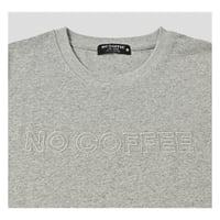 【NC by NO COFFEE】アウトライン刺繍S/S TEE　GRAY