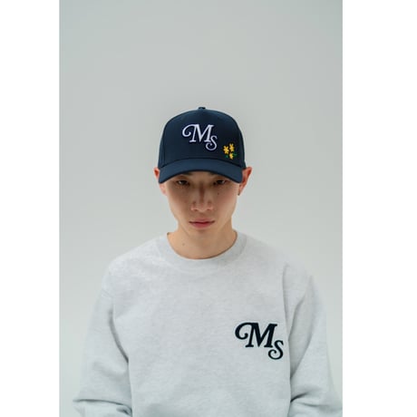 【MOVING SATURDAY】MS FLOWER SNAPBACK NAVY