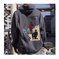 【CHAOS FISHING CLUB】Princess M Hoodie CHARCOAL GRAY