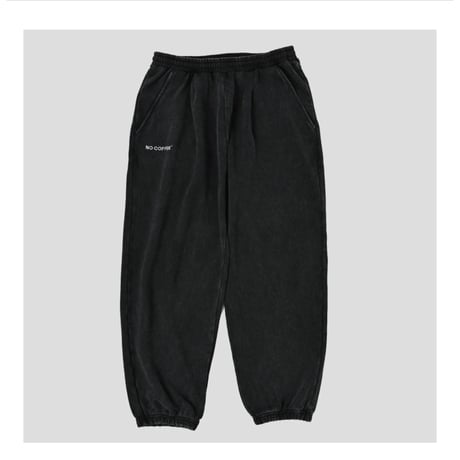 【NC by NO COFFEE】ピグメントダイスウェットパンツ　BLACK