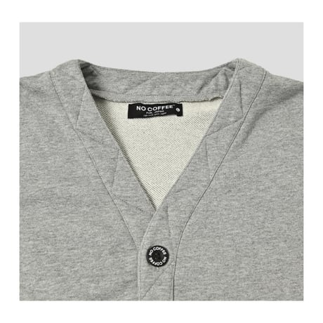 【NC by NO COFFEE】スウェットカーディガン　GRAY
