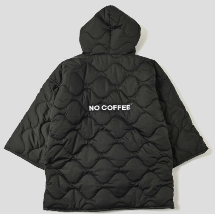 NO COFFEE ノーコーヒー  キルティングコート BLACK ブラック