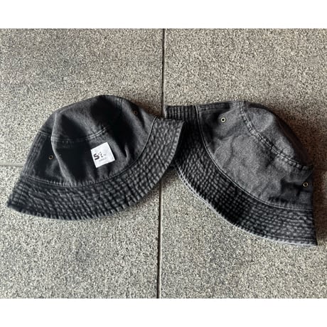 【SKREWZONE】SRN DENIM BUCKET HAT