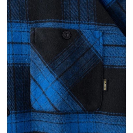 【BLUCO】OMBRE CHECK FLANNEL SHIRT