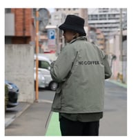 【NC by NO COFFEE】ミリタリーポケット コーチジャケット KHAKI