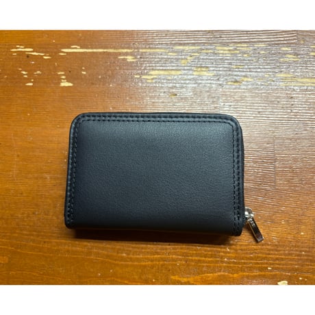 【SKREWZONE】LEATHER ZIP COIN&CARD CASE