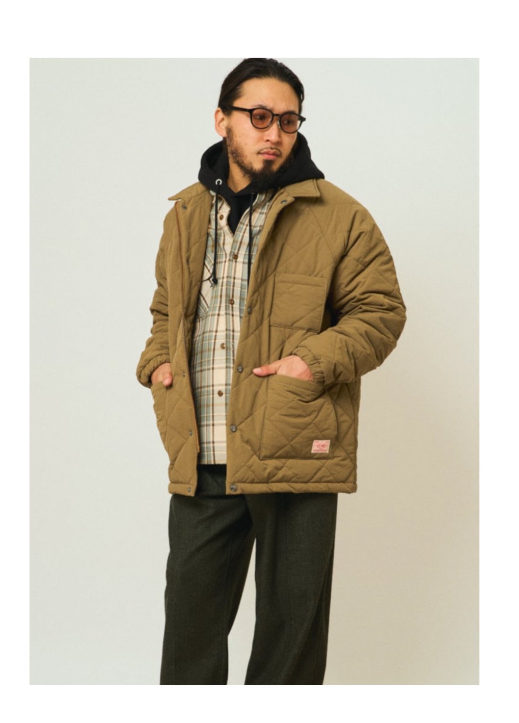 BIG MIKE】Quilting Coach Jacket - 102546690 | S BigMike/コーチジャケット
