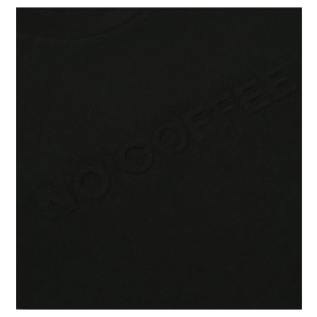 【NC by NO COFFEE】エンボスロゴ S/S Tee black